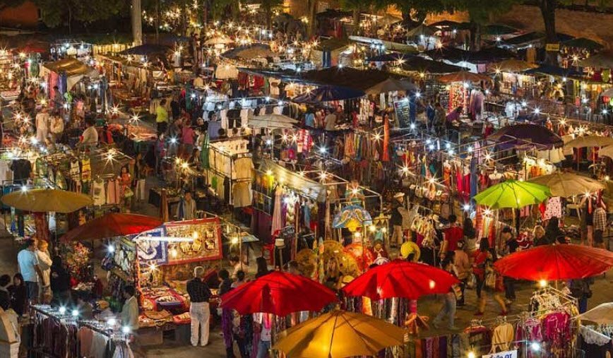 Chiang Mai Night Bazaar, Chiang Mai, Thailand